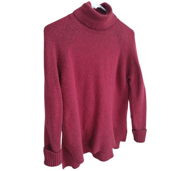 J.Crew Women’s Sweater Halter Neck Size XS Long Sleeves Winter Red Sweaters - Picture 4 of 9